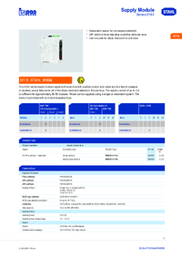Thumbnail of document Data Sheet - 9193 Supply module